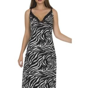 Leopar Desenli Ince Askılı