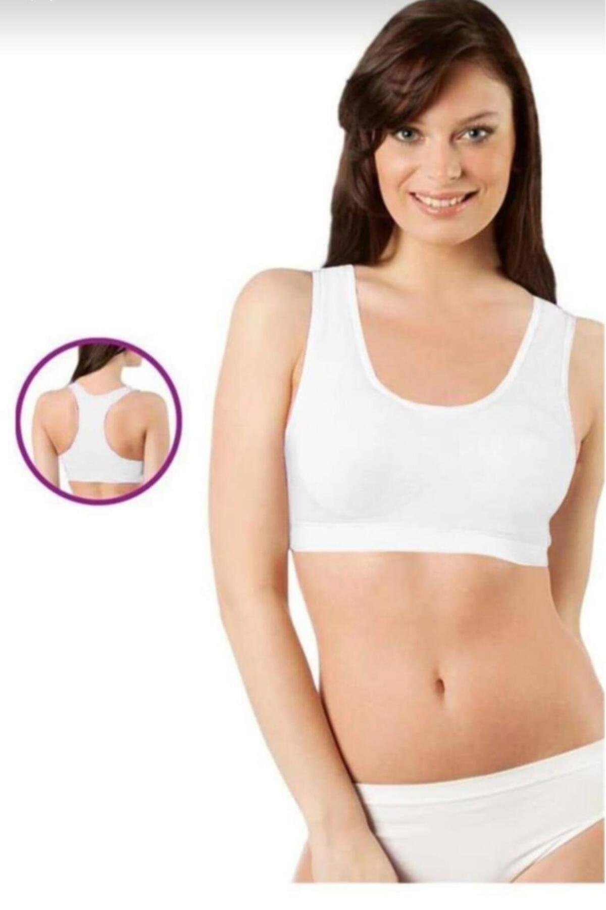 ELİT LİFE 777 DİKİŞSİZ SPORCU PEDLİ BÜSTİYER 3 ADET