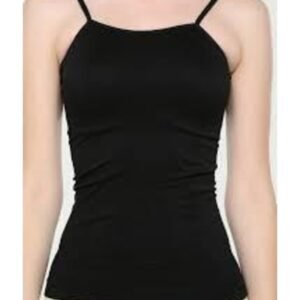 Lacivert Tekstil Kadın Siyah Dikişsiz Iz Yapmaz Maxi Ip Askı Atlet 847