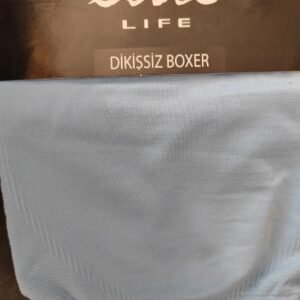 Erkek Dikişşiz Boxer Gri