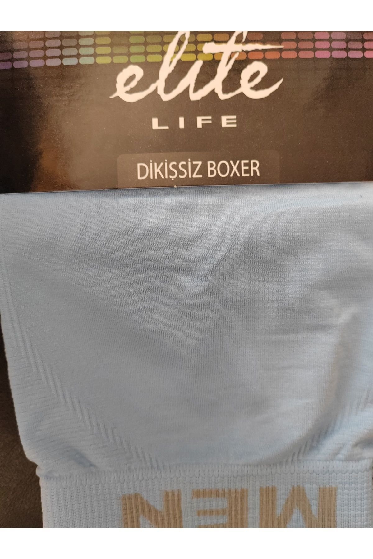 Erkek Dikişşiz Boxer Gri