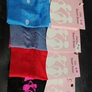 4 adet Kadın boxer renkli