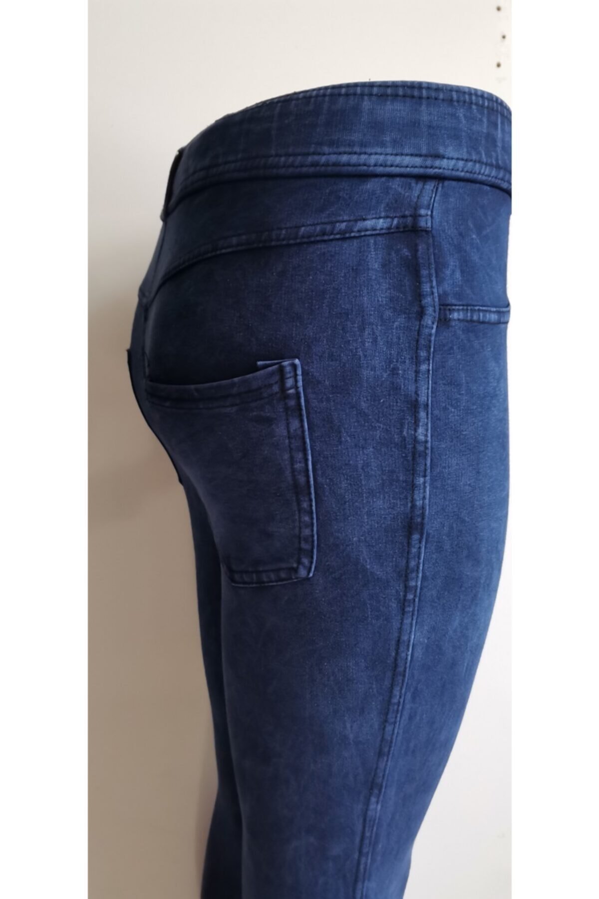 Kadın Tayt,batikli , Yüksek Bel - Görsel 2