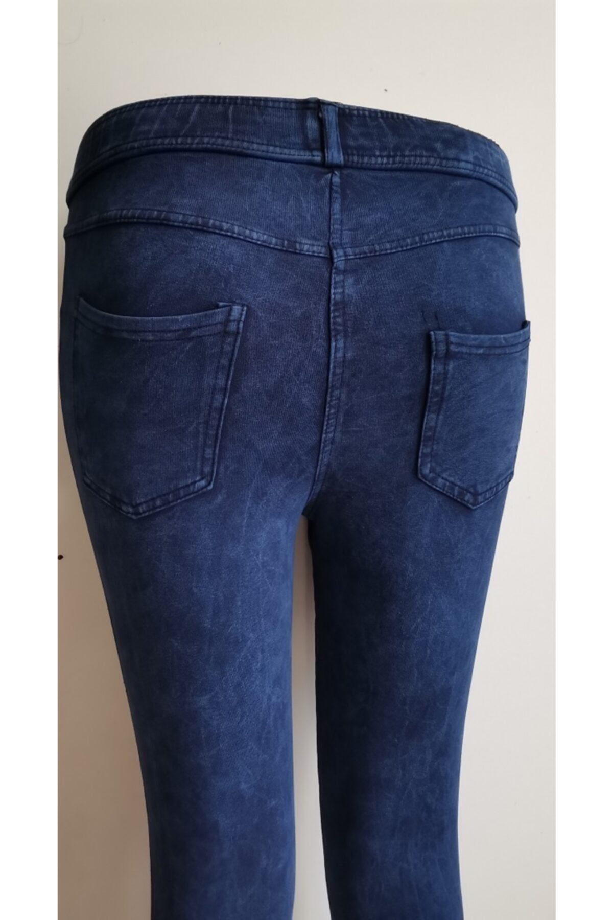 Kadın Tayt,batikli , Yüksek Bel - Görsel 3