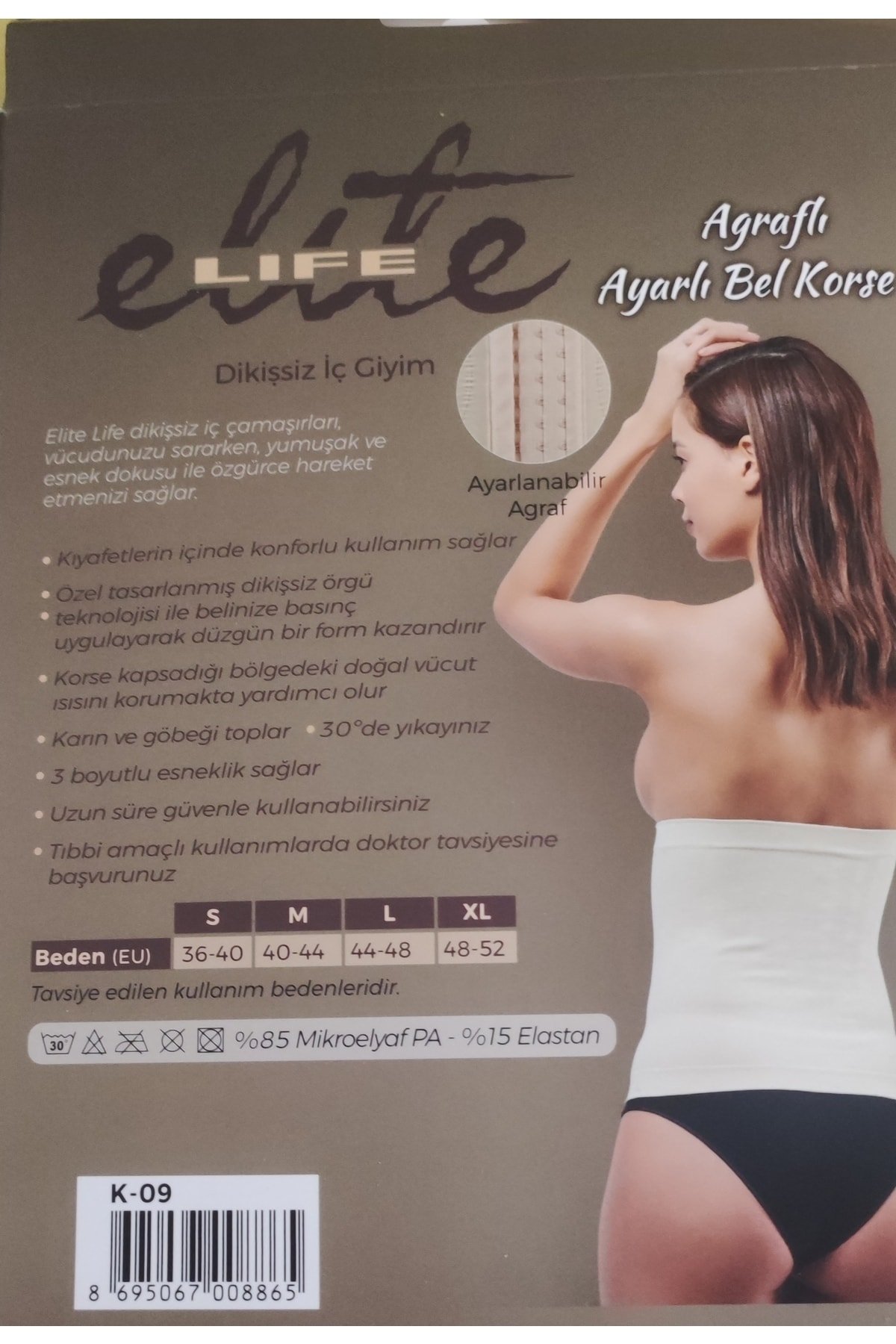 Korse Dogum Sonrası Vucut Sekıl Ve Kademelı Agraflı Ic Gıyım Korsesı